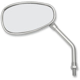 EMGO 2086832 20-86832 OEM-Style Replacement Mirror Mirror - Side View - Oval - Chrome - Left