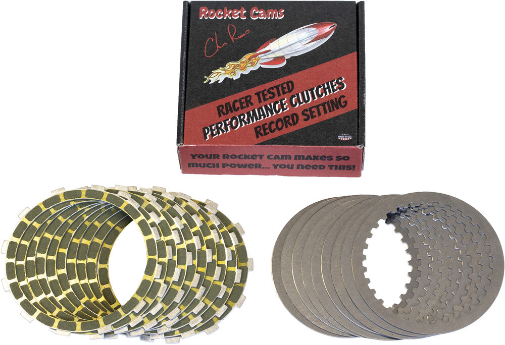 Rocket Performance Garage Llc Performance Clutch Kit EVO BT - 41-4000 For Harley Motorcycles 1990-2020