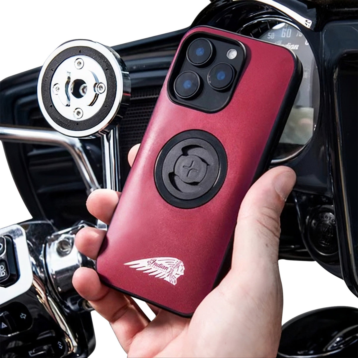 SP CONNECT 0636-0738 50804 Indian Phone Case iphone 17 pro - red