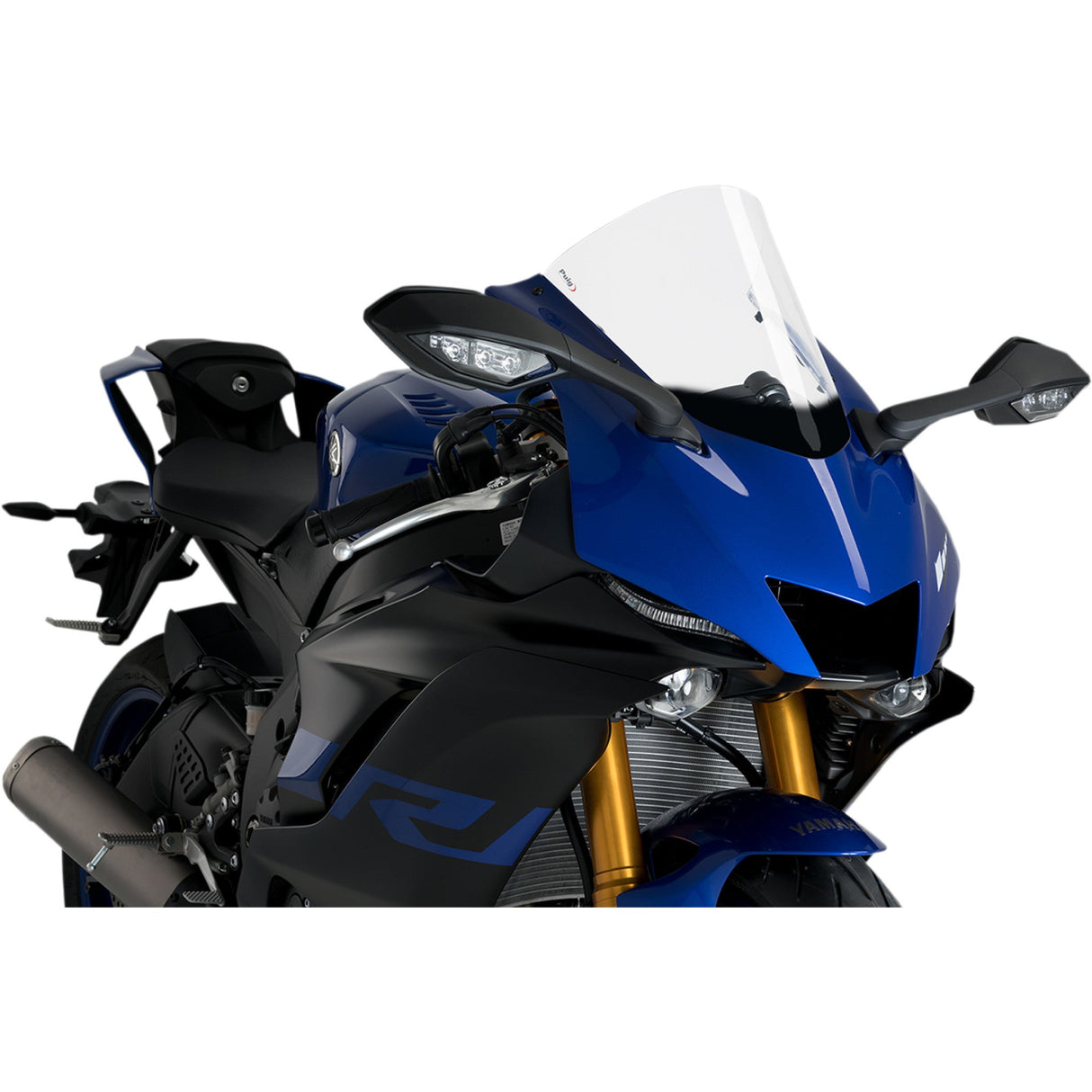 PUIG HI-TECH PARTS 2301-2970 3633W Z-Racing Windscreen Race Windscreen - 14-1/2" - Clear - YZF-R6