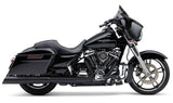Cobra 4.5" Uppercut Slip-ON Black - 6289RB For Harley Touring 2017-2026