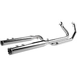 Khrome Werks 2-Into-2 Dominator Exhaust System Chrome FL With 4-1/2" Muffler - 200630 For Harley Touring 2009-2016