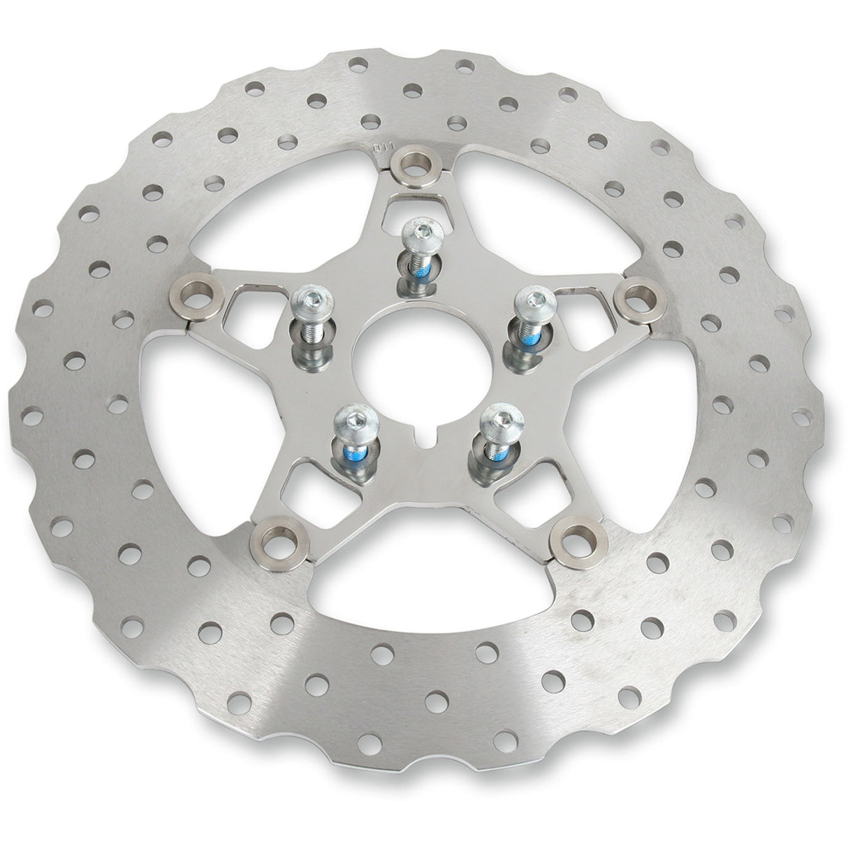 EBC FSD Series Stainless Steel Front Brake Rotor For Big Twins Polished Carrier - FSD011C For Harley Motorcycles 1984-2005