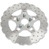 EBC FSD Series Stainless Steel Front Brake Rotor For Big Twins Polished Carrier - FSD011C For Harley Motorcycles 1984-2005