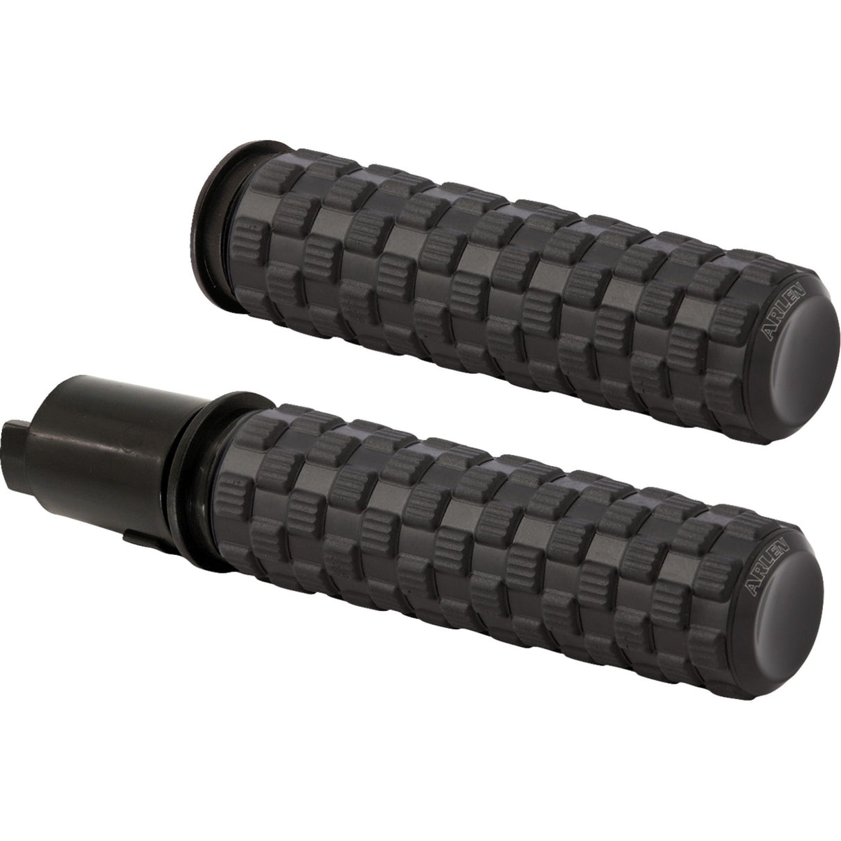 Arlen Ness Air Trax Grips TBW Black - 500-066 For Harley Touring 2023-2026