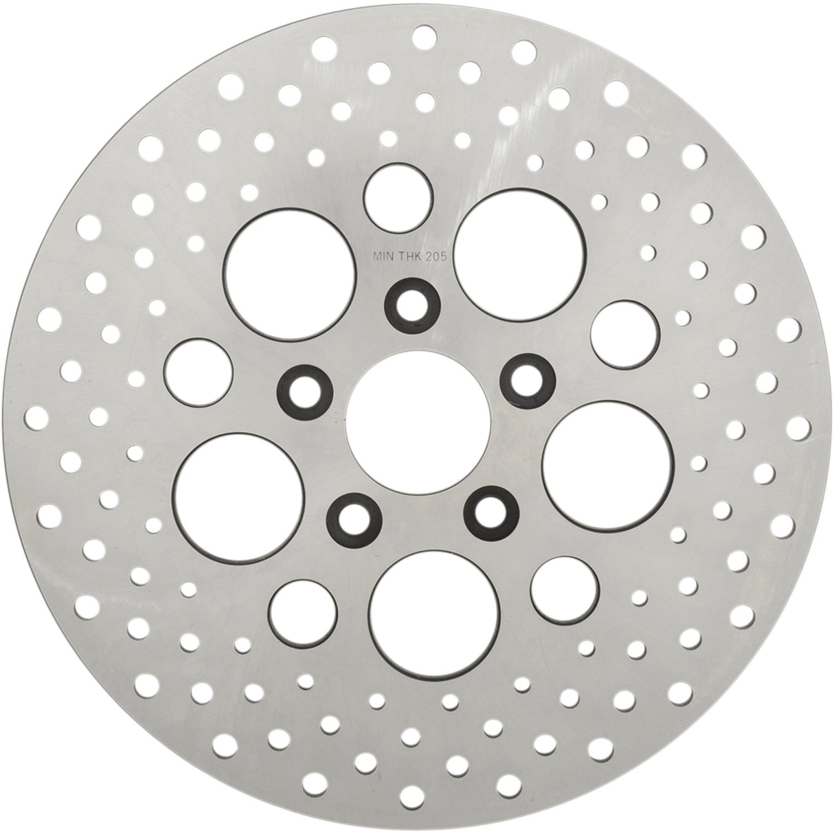 Drag Specialties Stainless Steel Drilled Brake Rotor 11.5" For Harley 1992-1999