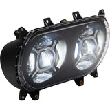 CUSTOM DYNAMICS 2001-2603 CD-RG-H-B Double-X LED Headlight - Black - Road Glide
