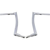 FAT Baggers INC. 1-1/2" EZ Install Pointed Top Handlebar 16" Chrome - 807016 For Harley Touring 2008-2016