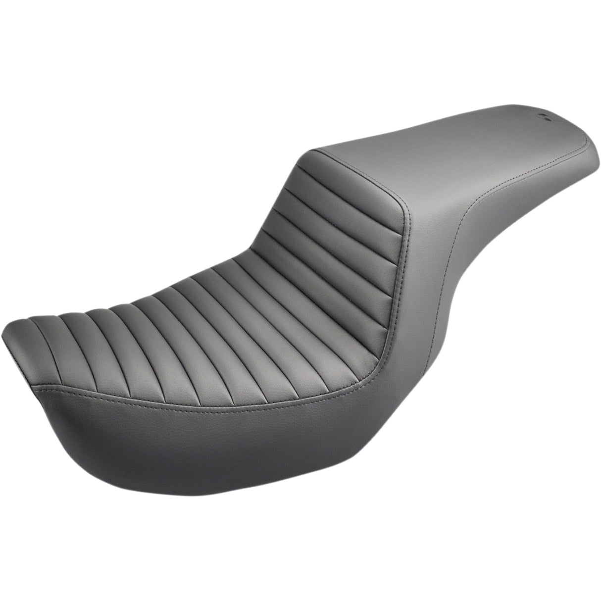 SADDLEMEN 0803-0527 806-04-171 Step-Up Seat — Front Tuck-n-Roll - Black - Dyna
