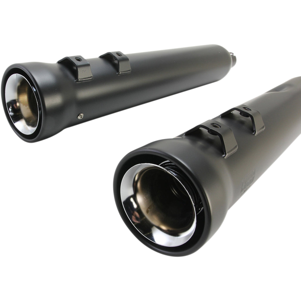 Cobra Neighbor Hater Slip-On Mufflers 4-1/2" Raven Black - 6109RB For Harley Touring 2017-2026