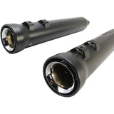 Cobra Neighbor Hater Slip-On Mufflers 4-1/2" Raven Black - 6109RB For Harley Touring 2017-2026