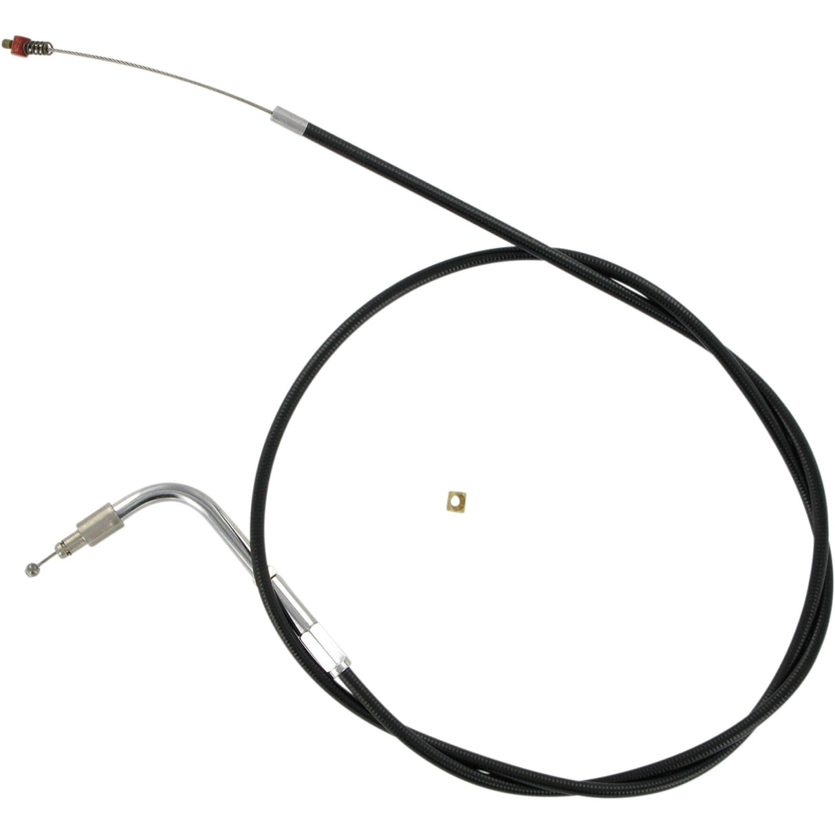 Barnett Black Vinyl Throttle Idle Cable +6" Size 38" Length - 101-30-30015-06 For Harley 1996-2005