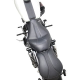 Saddlemen Dominator Solo Seat Without Backrest Black With Gray Stitching - 896-04-0042 For Harley Dyna 1996-2003