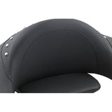Mustang Studded Passenger Pad With Armrests Studded - 75332 For Harley Touring 1980-2013