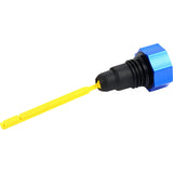 Figurati Designs Performance Magnetic Oil Dipstick Knurled Blue - FDP01-TCSM-B For Harley Touring 2007-2016