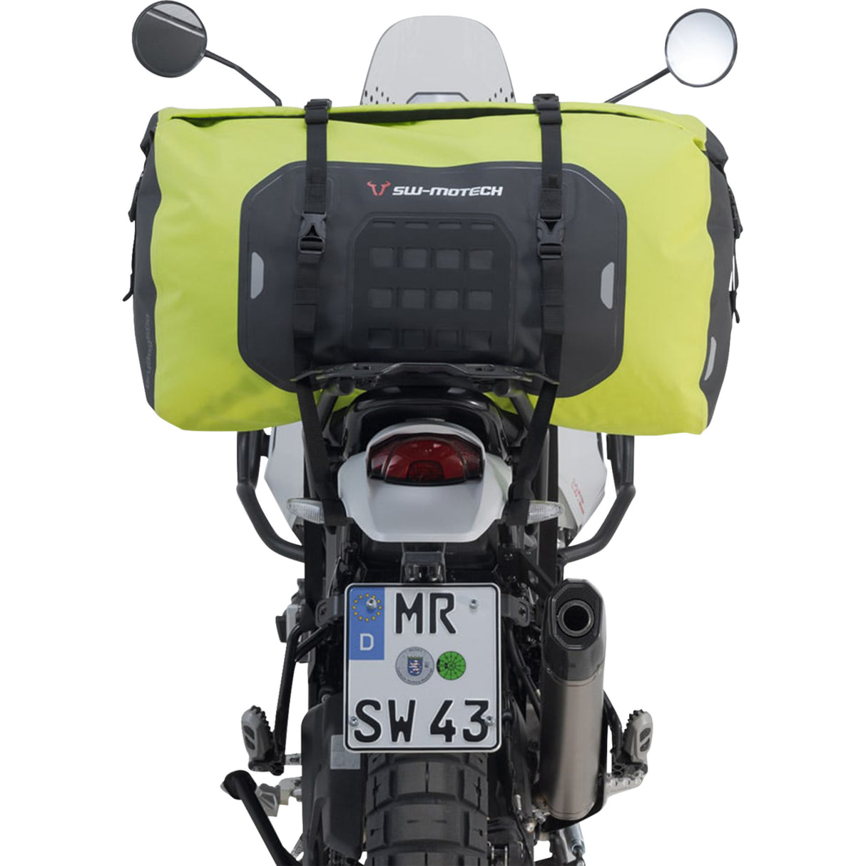 SW-MOTECH 3530-0048 BC.WPB.00.002.20000Y Drybag Tail Bag Drybag 600 Tail Bag - 60 Liter - Gray/Black