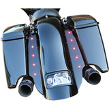 PAUL YAFFE BAGGER NATION 2040-2488 BOLTS-AMB-B Daytime Lightning BoltZ Running Lights - Black/Amber