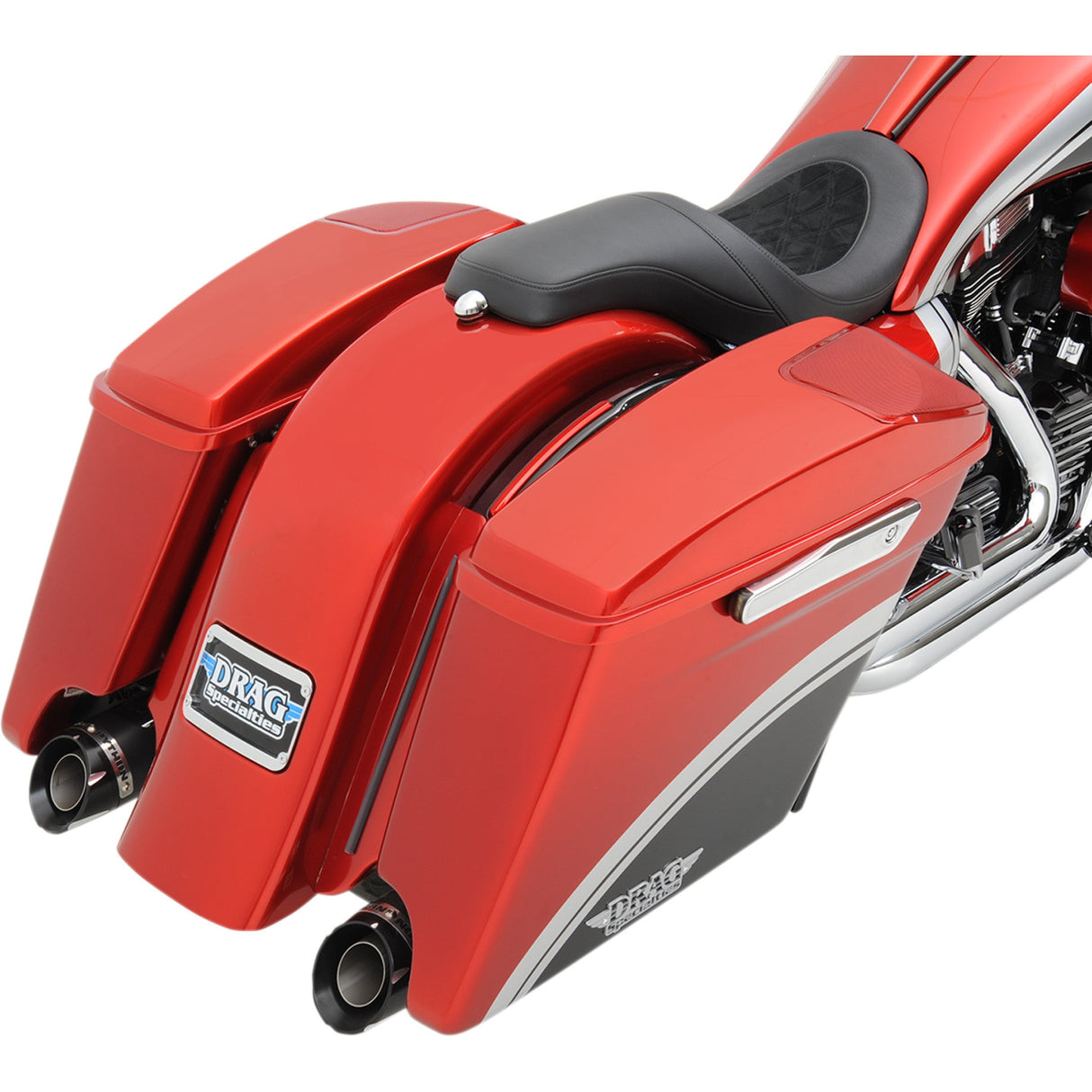 Drag Specialties 4" Extended OEM-Style Saddlebags Right For Harley Touring 2014-2025