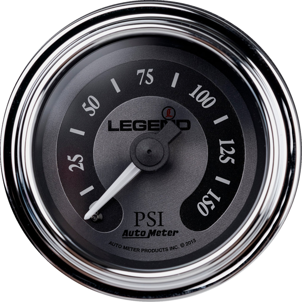 Legend Suspension Fairing Mounted LED Backlit PSI Gauges Titanium For Harley Touring 1997-2013