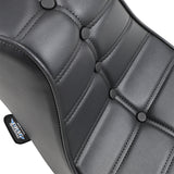 Drag Specialties Mini King And Queen Seat - 0805-0093 For Harley Motorcycles 1958-1984