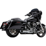 Cobra Turn Out 2-Into-1 Exhaust System Chrome - 6271-1 For Harley Touring 2017-2022