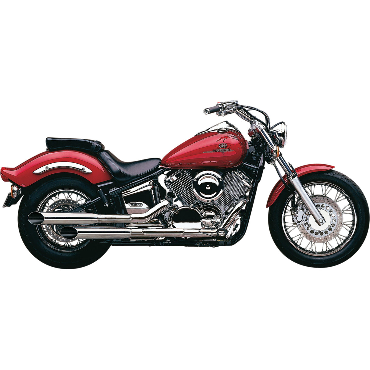 Cobra Classic Deluxe 2-Into-2 Exhaust System - 2567SC Yamaha Star 1100 Custom 1999-2009