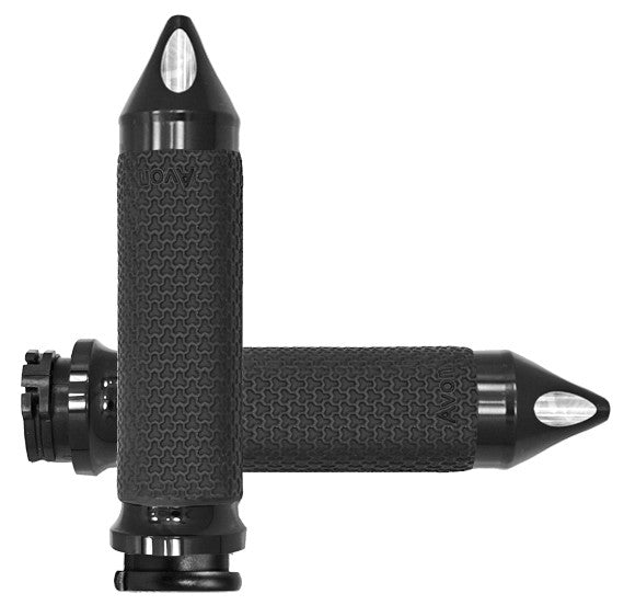 Avon 40-4734BK MF-63-ANO-SPK CABLE THROTTLE MEMORY FOAM GRIP BLACK