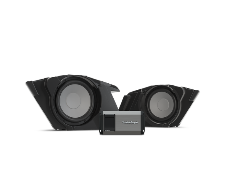Rockford Fosgate 2014+ Harley Davidson Dual 10in Bag Subwoofer Kit - HD14-SBSUB For Harley Touring 2014-2021