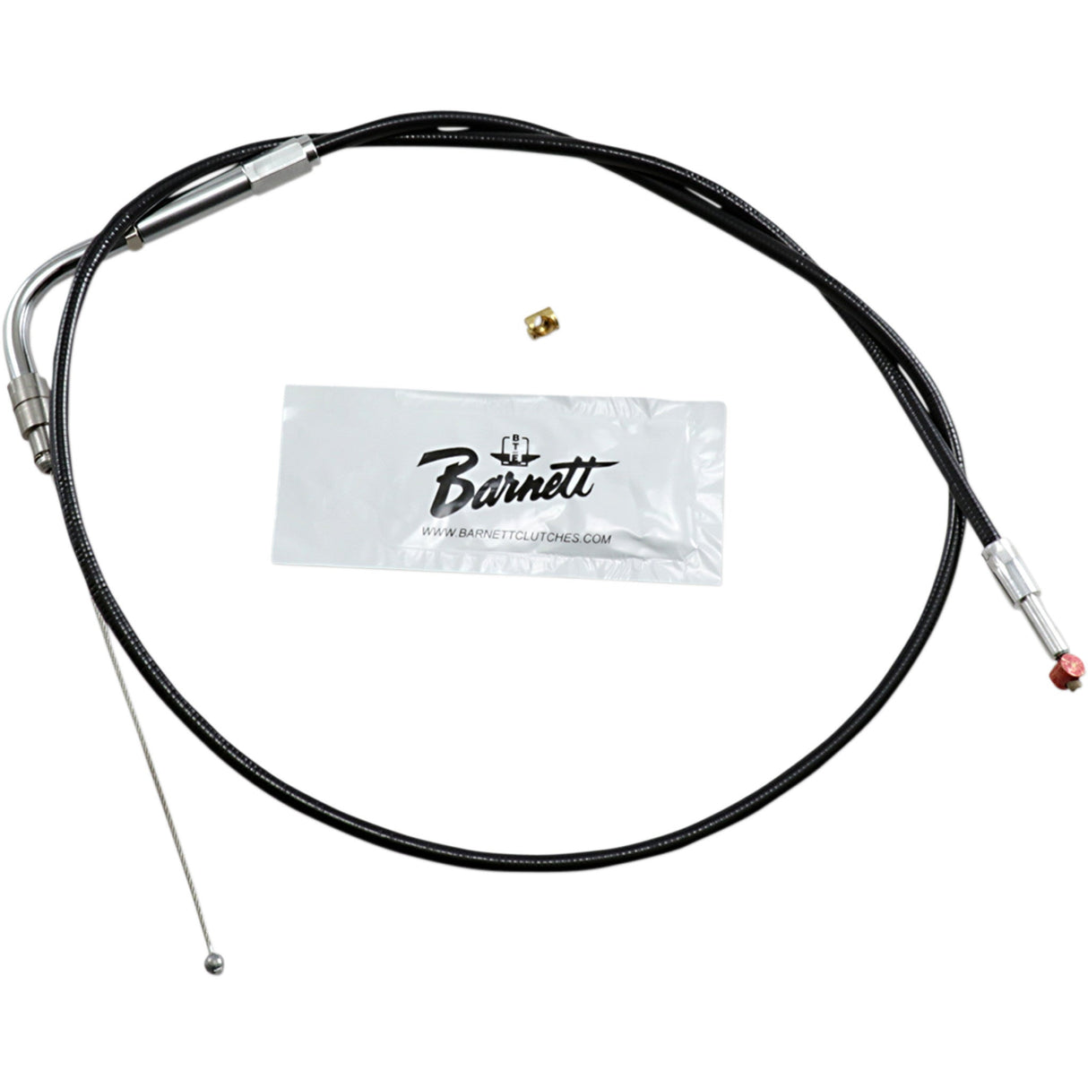 Barnett Black Vinyl Throttle Idle Cable 31" Length - 101-30-30012 For Harley Softail / 15th Anniversary / Screamin' 2000-2015