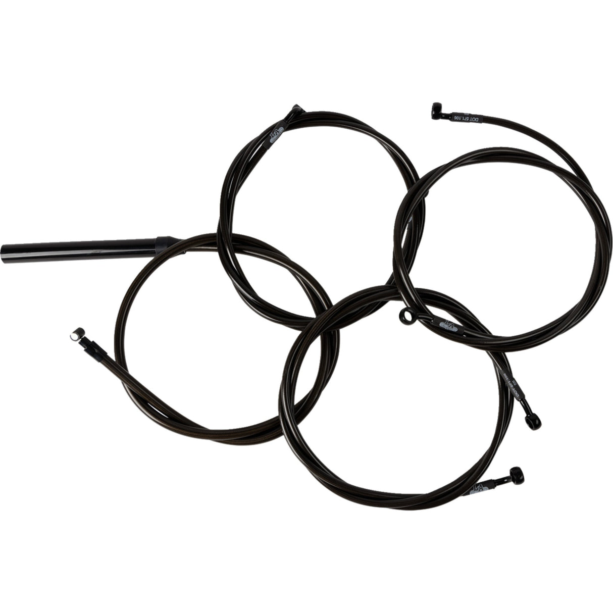 La Choppers Midnight Cable Kit - LA-8059KT2-08M For Harley Touring 2023-2026
