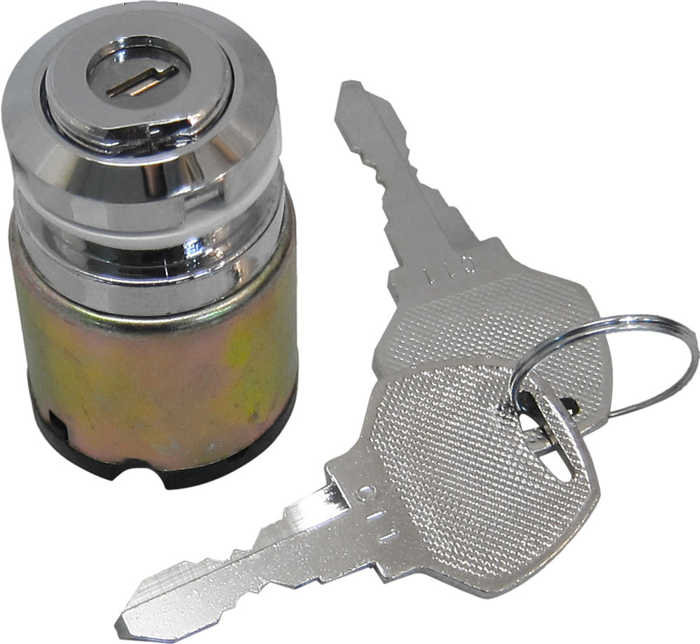 Harddrive 820-50858 21-0204 FLAT KEY IGNITION SWITCH CHROME