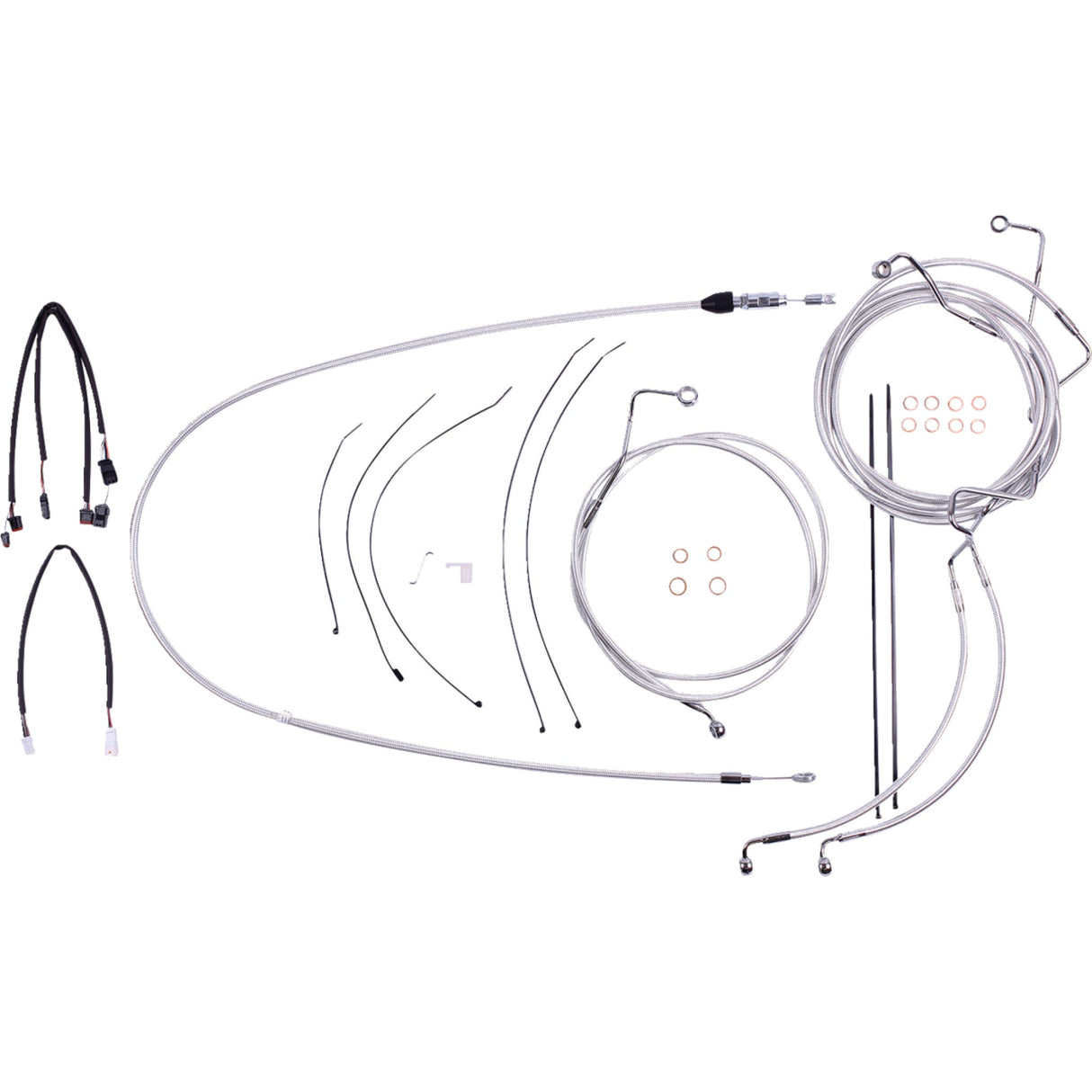 MAGNUM SHIELDING 0662-1142 3871221 Sterling Chromite II® Designer Handlebar Installation Kit