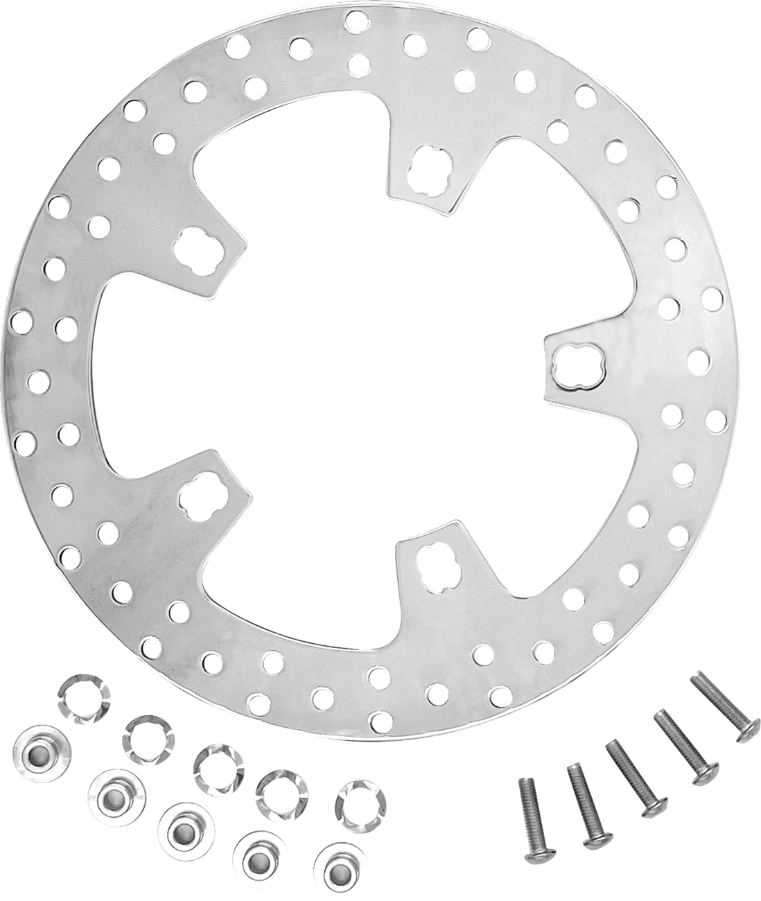 Brake Rotor - 11.5" - Front - Polished - '00-'07 Touring - 1710-4590