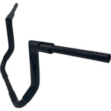FAT Baggers INC. 1-1/2" EZ Install Flat Top Handlebar 12" Black - 605012-B For Harley Touring 2006-2020
