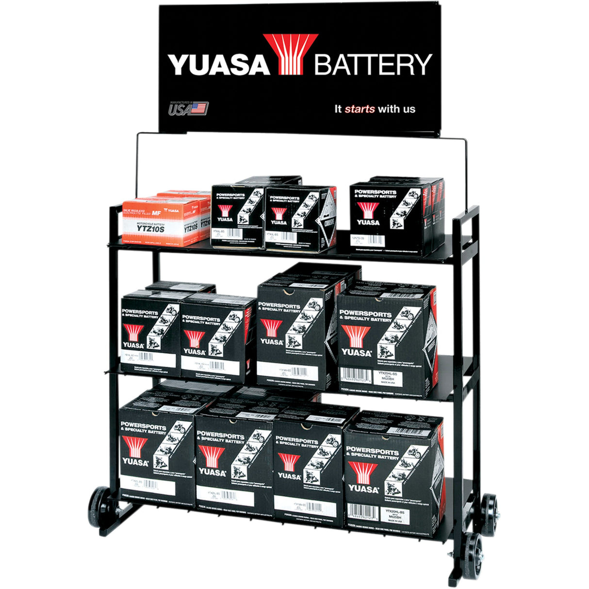 YUASA 9903-0154 YUASARACK Battery Rack Display