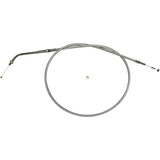 MAGNUM SHIELDING DS-3407 3407 Sterling Chromite II® Braided Cable for Harley-Davidson — Idle - 42-1/2"