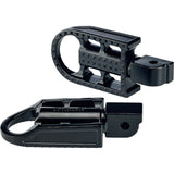 BILTWELL Mushman Footpegs Standard - Black Electroplated