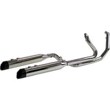 Khrome Werks 2-Into-1-Into-2 Dominator-SR Exhaust System Chrome Without End Caps M8 Touring - 200400A-SR For Harley Touring 2017-2026