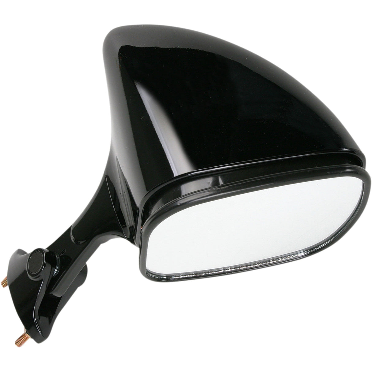 EMGO 0640-0353 20-43051 OEM-Style Replacement Mirror Mirror - Side View - Rectangle - Black - Right