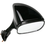 EMGO 0640-0353 20-43051 OEM-Style Replacement Mirror Mirror - Side View - Rectangle - Black - Right
