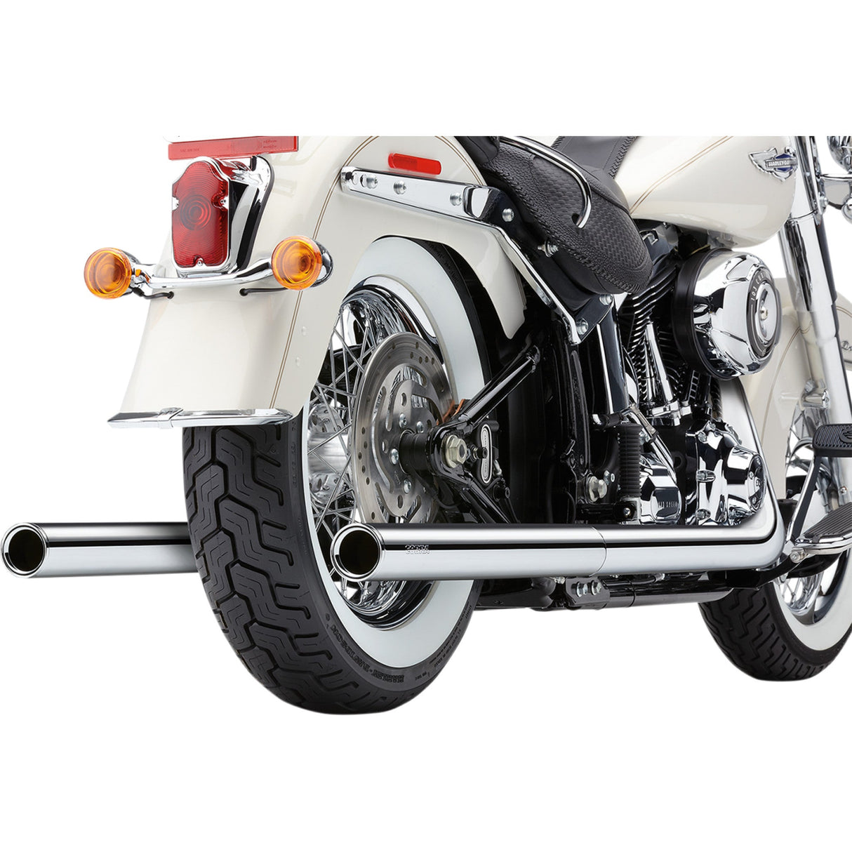 Cobra Bad Hombre Duals 2-Into-2 Exhaust System - 6986 For Harley Softail 2012-2017