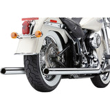 Cobra Bad Hombre Duals 2-Into-2 Exhaust System - 6986 For Harley Softail 2012-2017