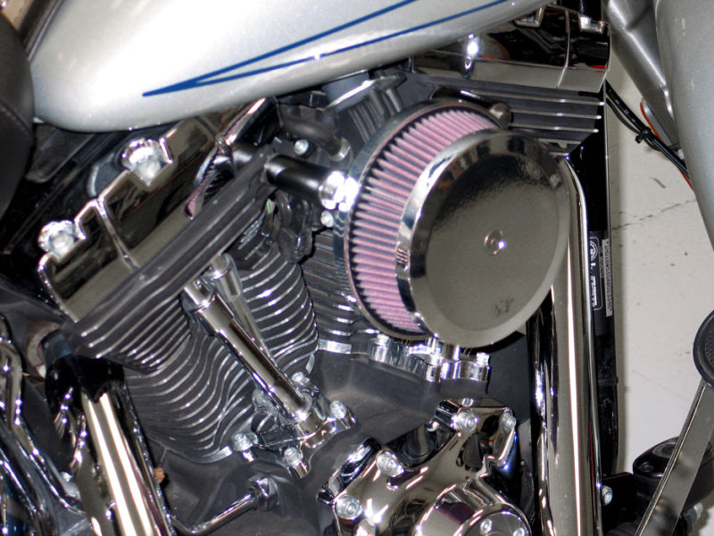 K & N Engineering Harley Davidson Dyna Wide Glide 103 CI Street Metal Intake System-Hammer - RK-3933 For Harley Motorcycles 1999-2017