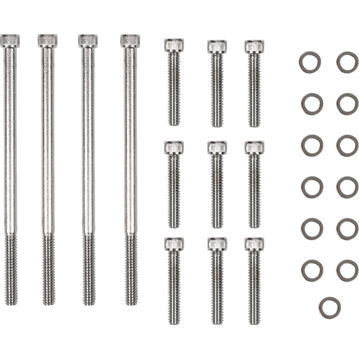 Drag Specialties Primary Cover Bolt Kit Knurled Chrome Touring For Harley Touring 2007-2016