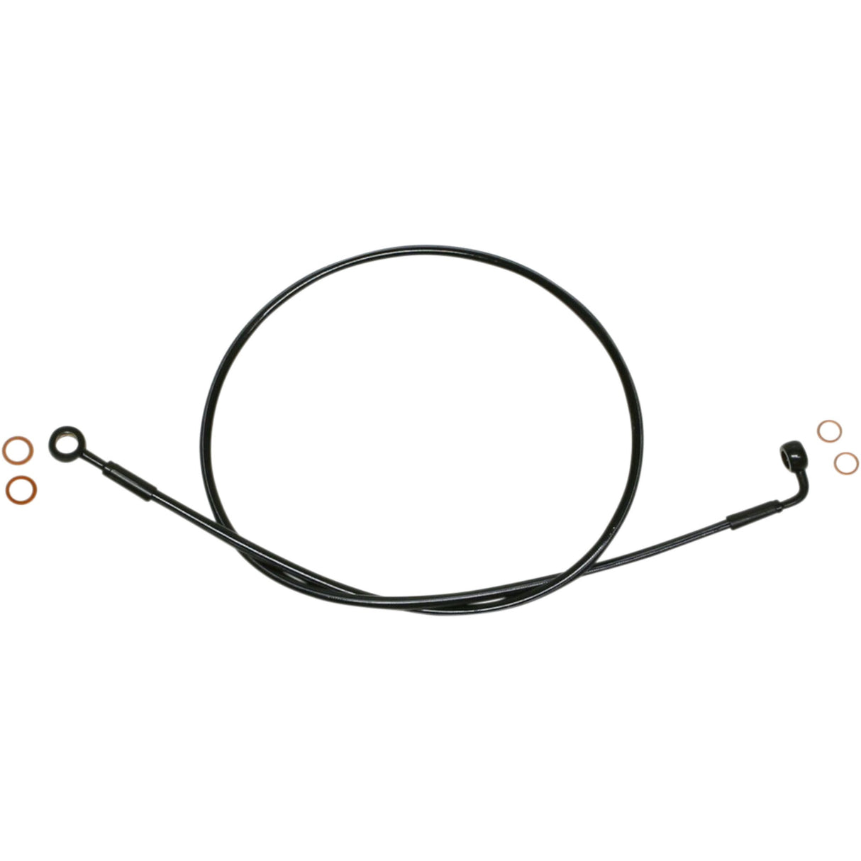 Magnum Shielding XR Stainless Extreme Response Front Brakeline Kit Brake Line EZ Align Steel Black For Harley Sportster / Super / Softail 1988-2010