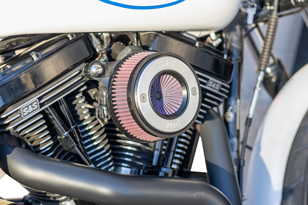 Air Stinger Stealth Air Cleaner Kit - Black Chrome Ring - 1010-2960