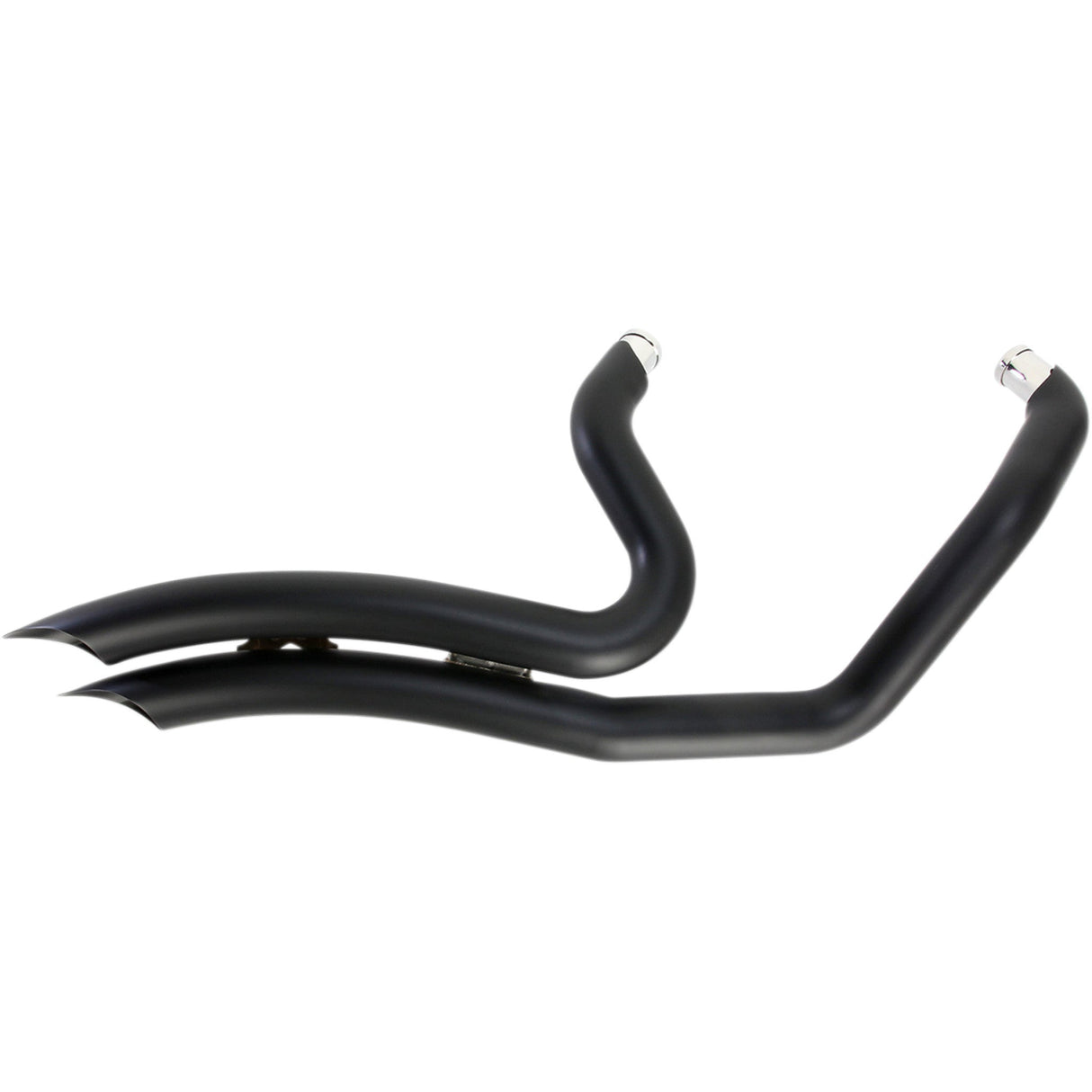 Cobra Short Swept 2-Into-2 Exhaust System - 6233B For Harley Sportster 2013-2022