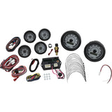 DAKOTA DIGITAL 2212-0569 MVX-8600-WG-K MVX-8K Series Analog/Digital Gauge Kit — 8600WGK Model - MVX-8K Series Analog/Digital 6-Gauge Kit - Black Bezel - White Face with Gray Background