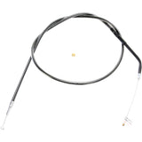 Magnum Shielding Black Pearl™ Braided Throttle Idle Cable — Throttle 36" - 43366 For Harley Sportster 2007-2021
