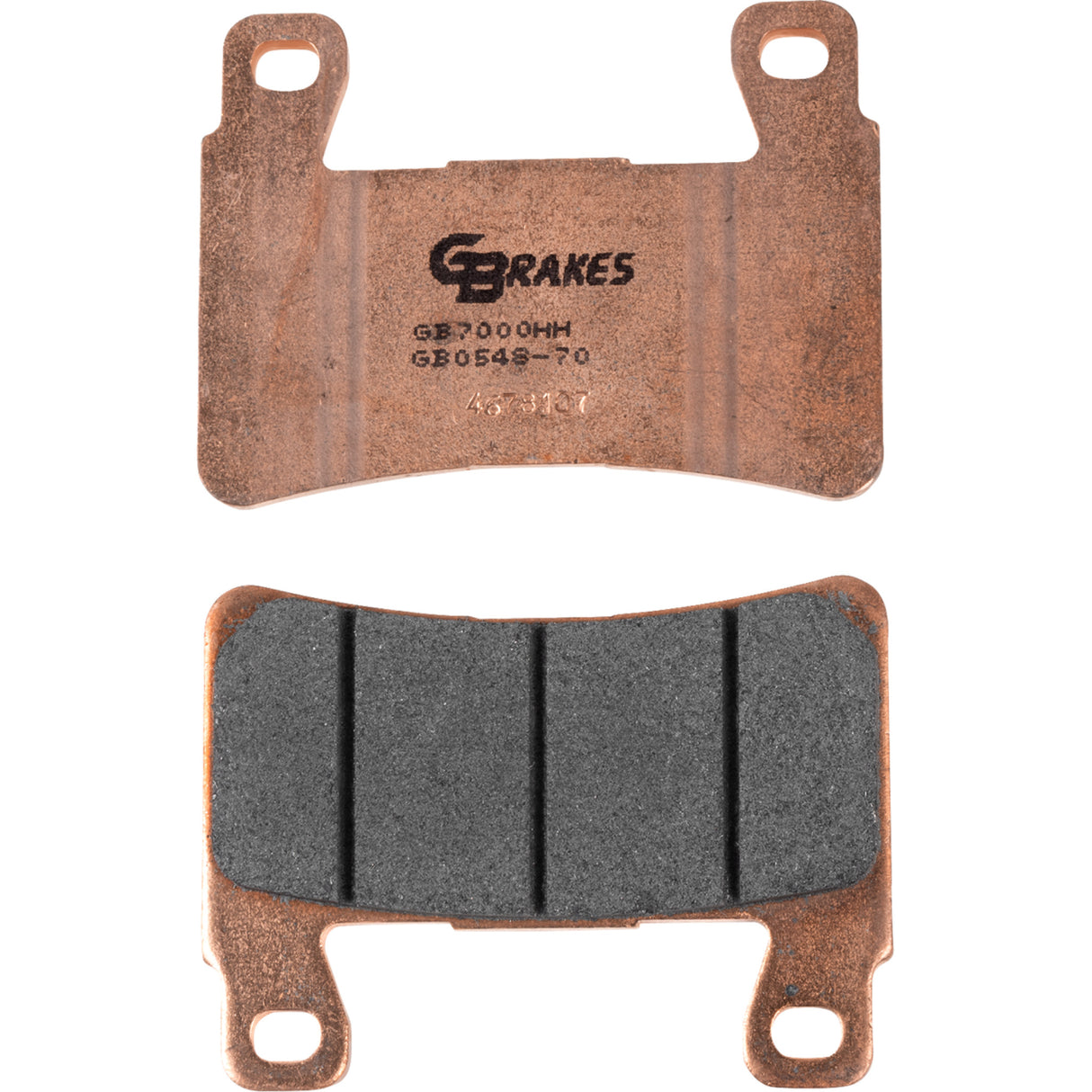 Gbrakes HH Sintered Brake Pads Sintered Front - GB0548-70 For Harley Softail 2015-2026 | Kawasaki Ninja 2013-2026